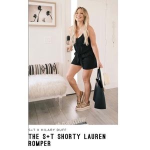 Smash and Tess collaboration with Hillary Duff the Lauren romper.